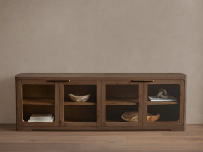 Redding Glass Media Console