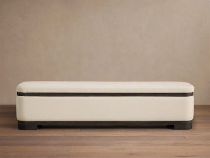 Darien Curved Storage Bench