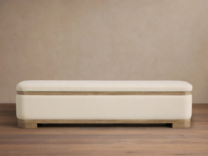 Darien Curved Storage Bench