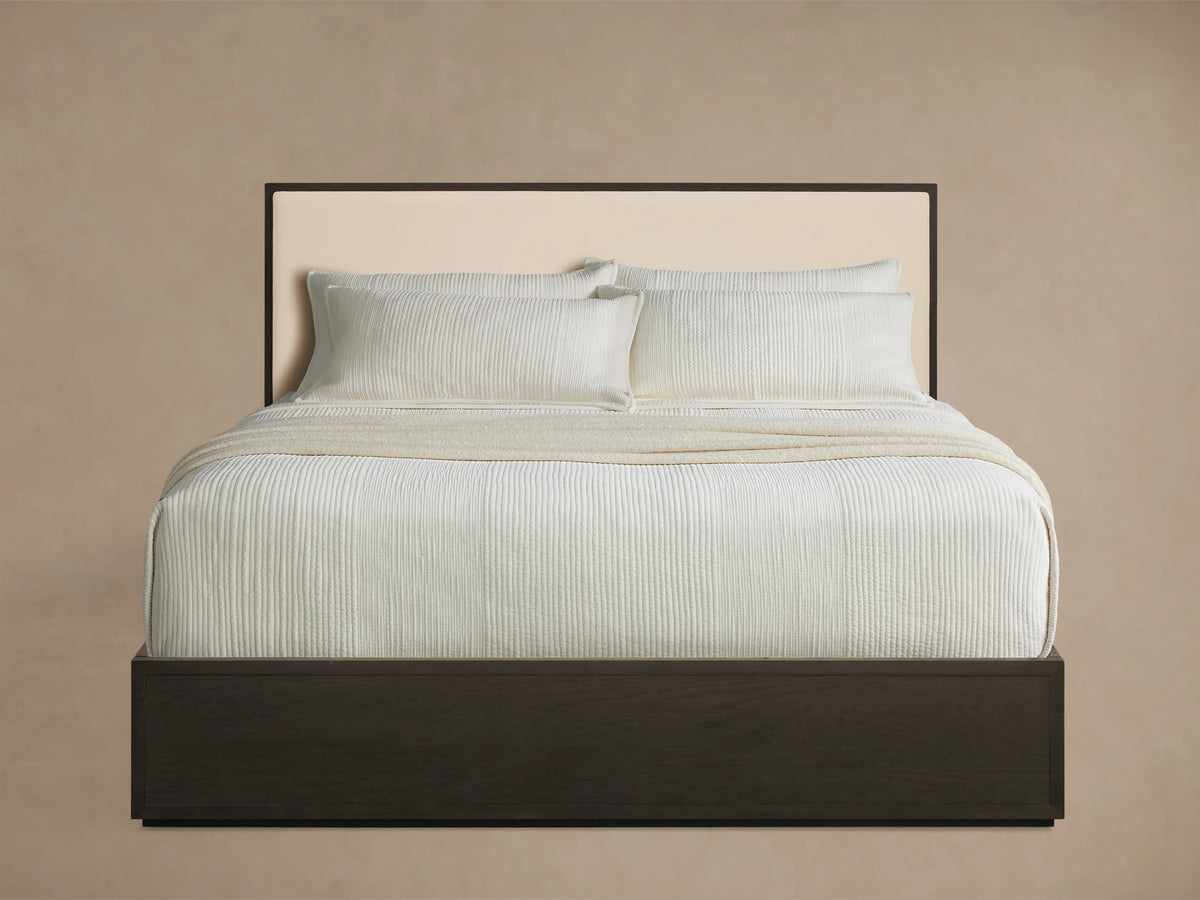 Darien 48" Queen Storage Bed in Ebony and Beacon Snow (4 of 5)