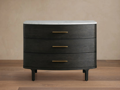 Danny Three-Drawer Nightstand