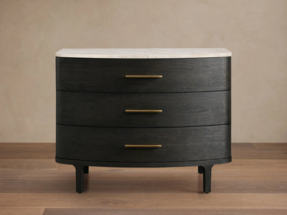 Danny Three-Drawer Nightstand