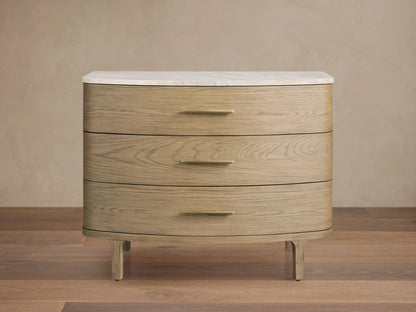 Danny Three-Drawer Nightstand
