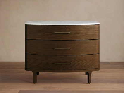 Danny Three-Drawer Nightstand