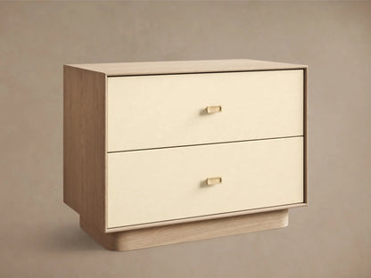 Lowen 26" Closed Nightstand in Sea Salt and Oyster (1 of 4)