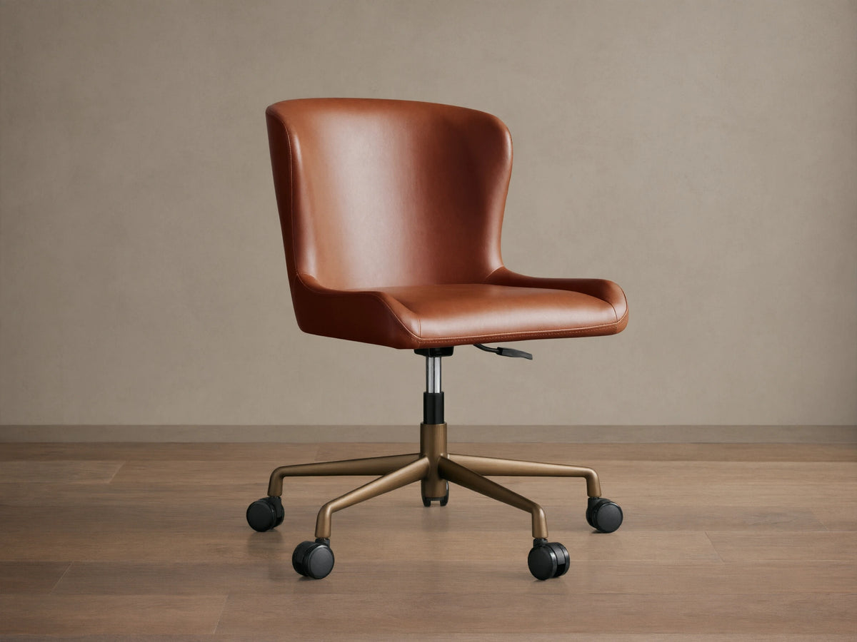Kirsten Faux Leather Desk Chair