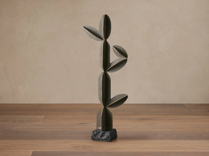 Ivy Green Cactus Sculpture