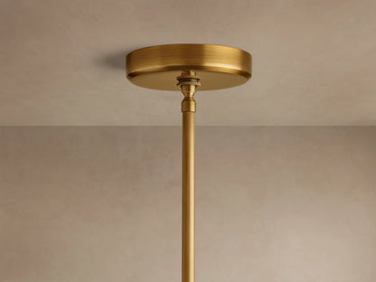 Edith 18" Round Pendant in Brass (2 of 6)