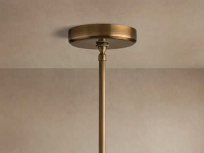 Edith 30" Round Pendant in Brass (2 of 5)