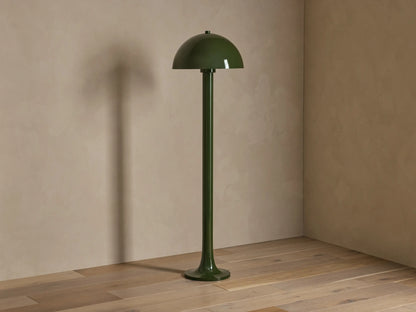 Jocy Floor Lamp with Metal Shade in Green (3 of 3)