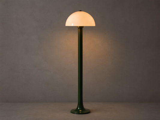 Jocy Floor Lamp with Opal Shade in Green (3 of 3)