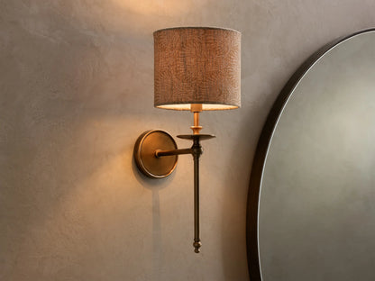 CLAY / ANTIQUE BRASS
