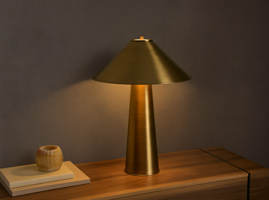 Ombra Table Lamp in Brass (1 of 3)
