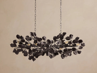 Lunaria 54" Linear Chandelier in Bronze/Ebony (4 of 4)
