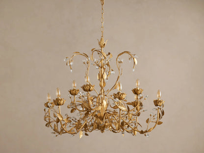 Nicoletta 36" Round Chandelier in Gold (1 of 6)