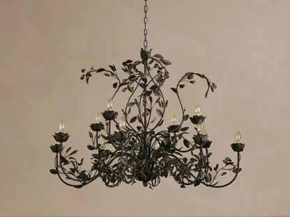 Nicoletta 48" Round Chandelier in Bronze (1 of 6)