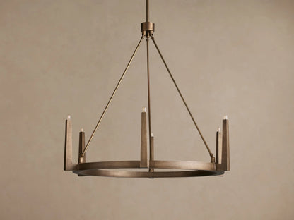 Emmet 42" Round Chandelier in Brass (1 of 5)