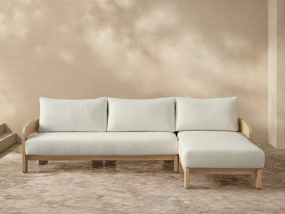 Anami Outdoor Two-Piece Chaise Sectional