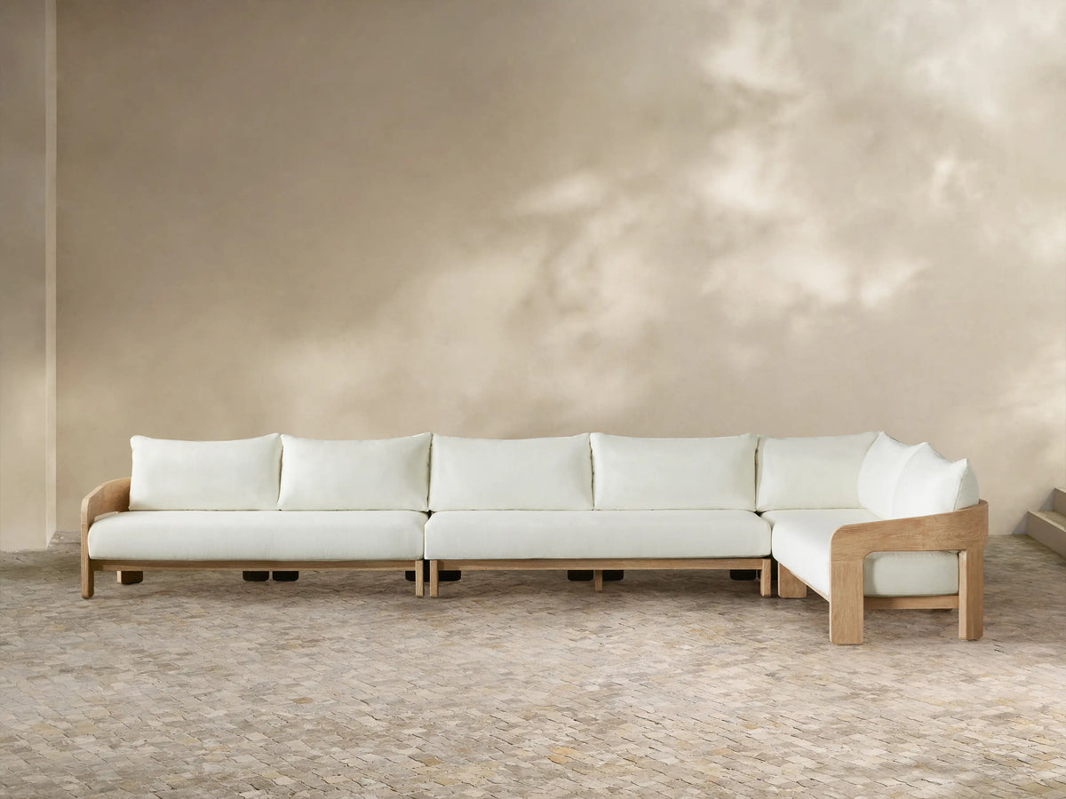 Anami Outdoor Three-Piece Corner Sectional