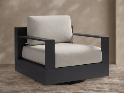 Bal Harbour Outdoor Aluminum Swivel Chair