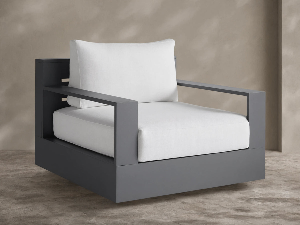 Bal Harbour Outdoor Aluminum Swivel Chair