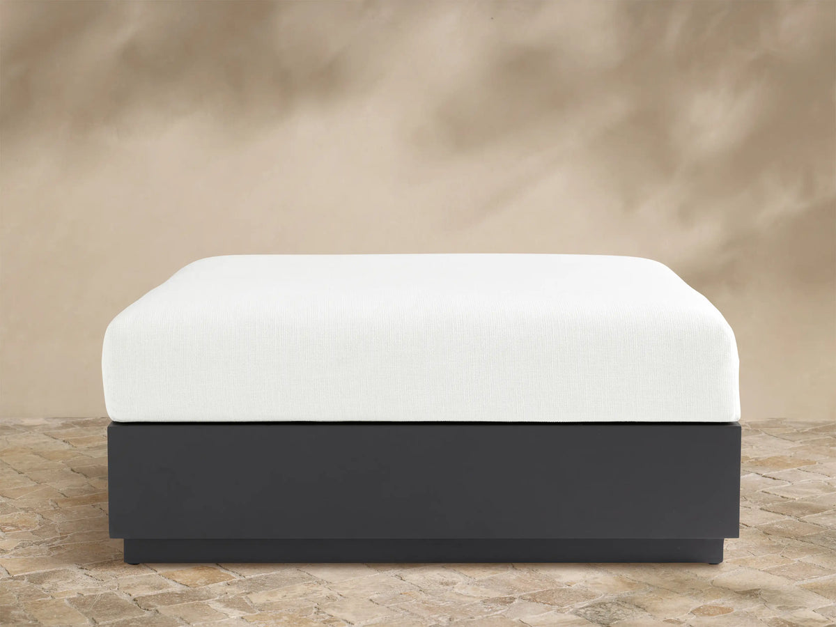 Bal Harbour Outdoor Aluminum Ottoman