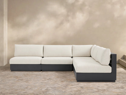 Bal Harbour Outdoor Aluminum Five-Piece Sectional