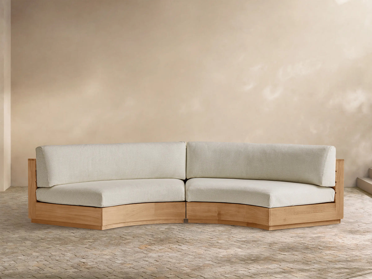 Bal Harbour Outdoor Curved Two-Piece Sectional