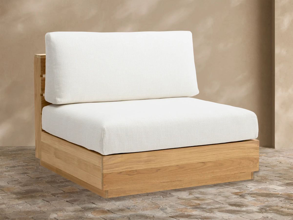Bal Harbour Outdoor Teak Armless Chair