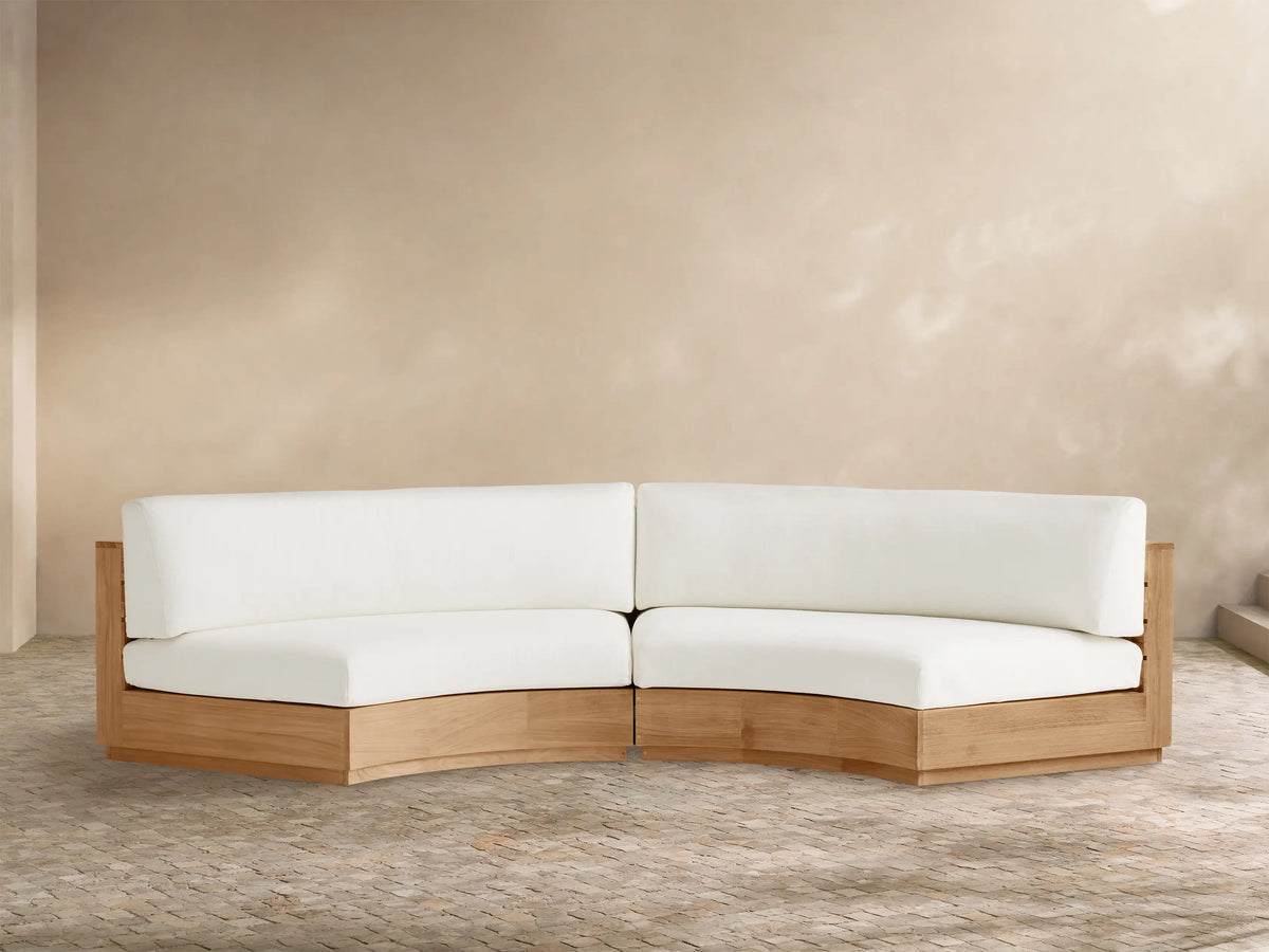 Bal Harbour Outdoor Curved Two-Piece Sectional