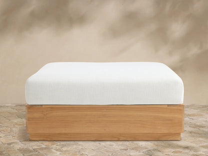 Bal Harbour Outdoor Teak Ottoman