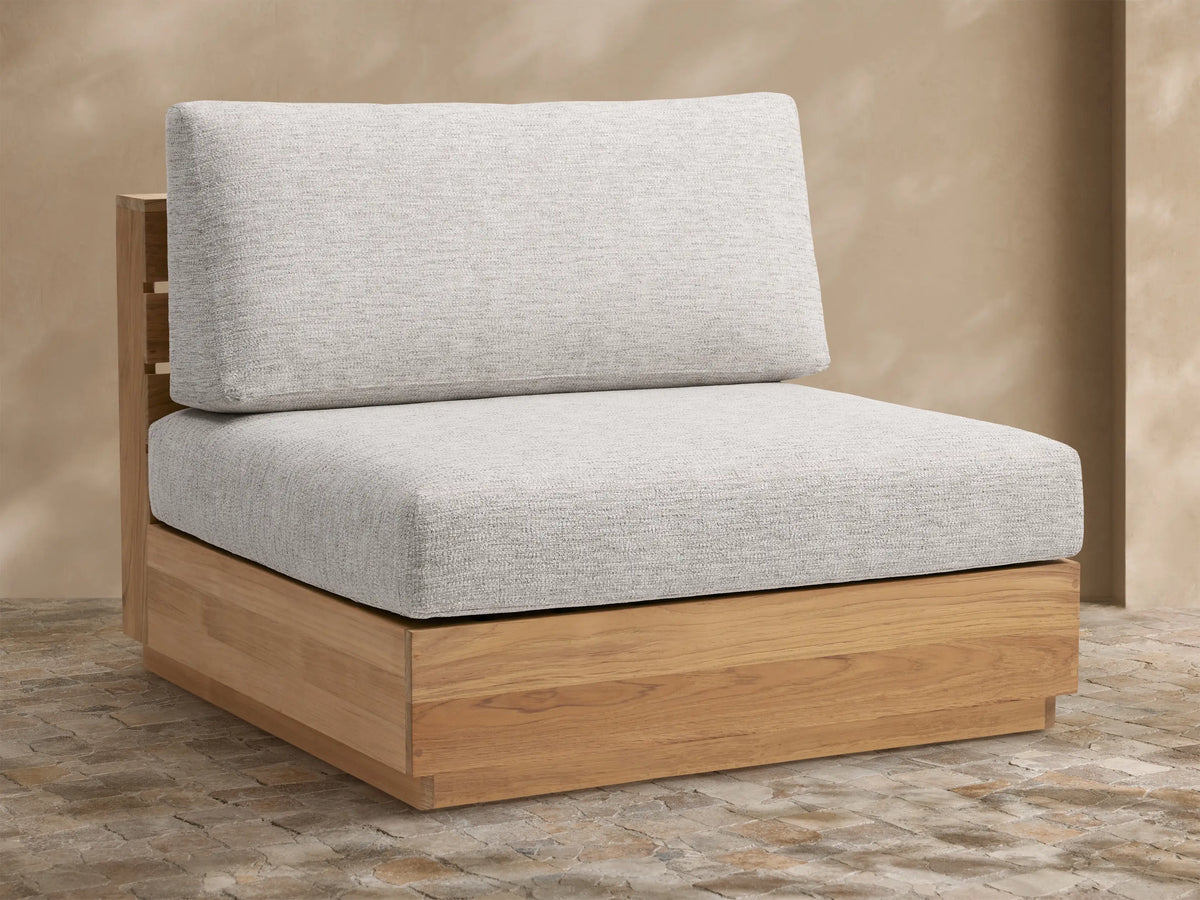 Bal Harbour Outdoor Teak Armless Chair