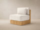 TWILLY PEARL / NATURAL TEAK