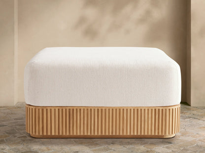 Beaumont Outdoor Teak Ottoman