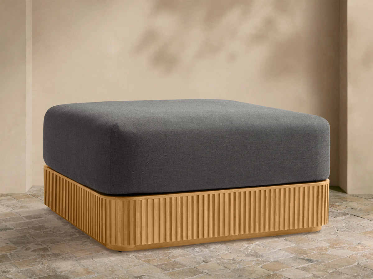 Beaumont Outdoor Teak Ottoman