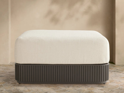 Beaumont Outdoor Aluminum Ottoman
