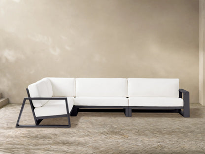 Canyon Outdoor Aluminum Three-Piece Sectional