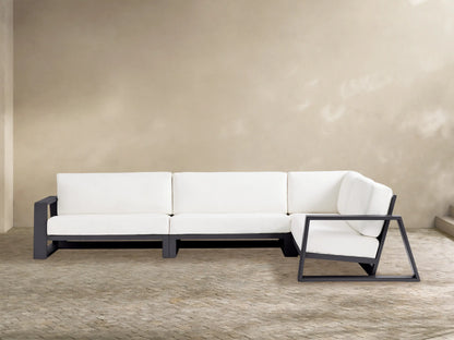 Canyon Outdoor Aluminum Three-Piece Sectional