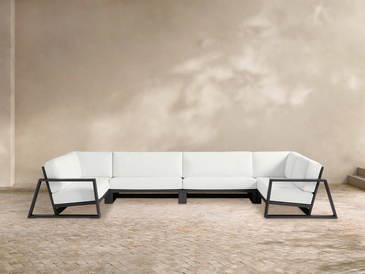 Canyon Outdoor Aluminum Four-Piece Sectional