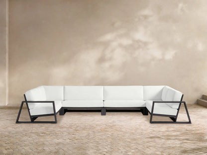Canyon Outdoor Aluminum Four-Piece Sectional
