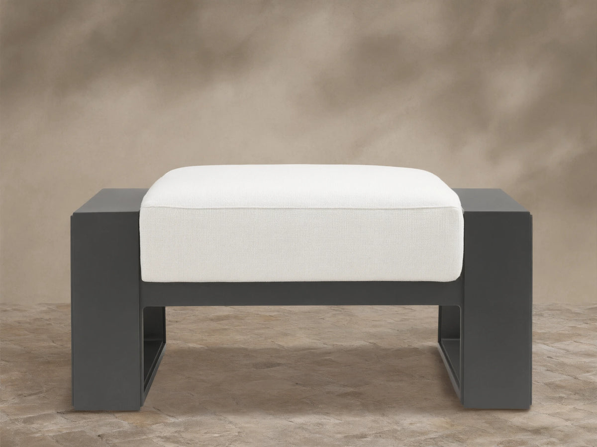 Canyon Outdoor Aluminum Ottoman