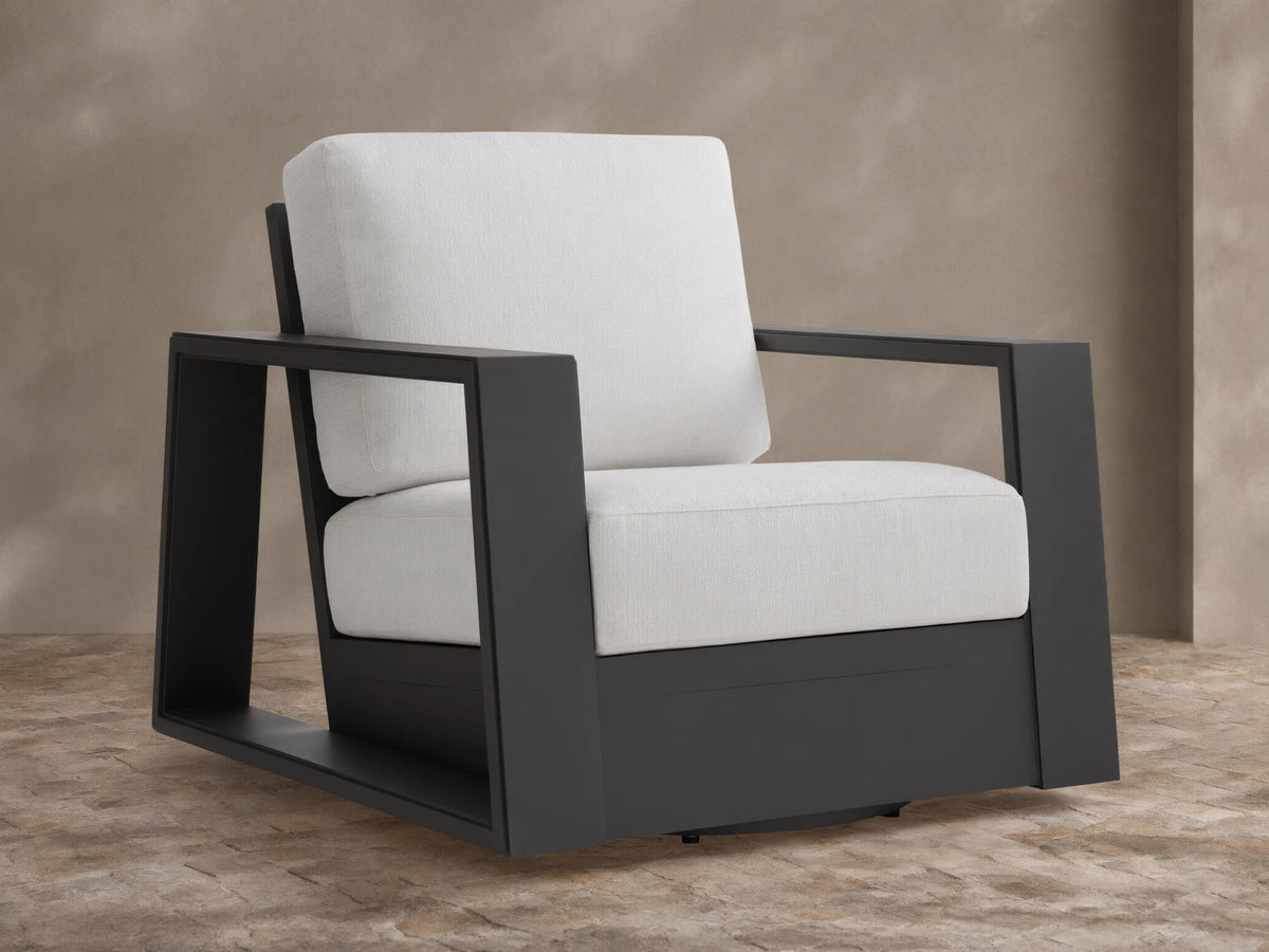 Canyon Outdoor Aluminum Swivel Chair