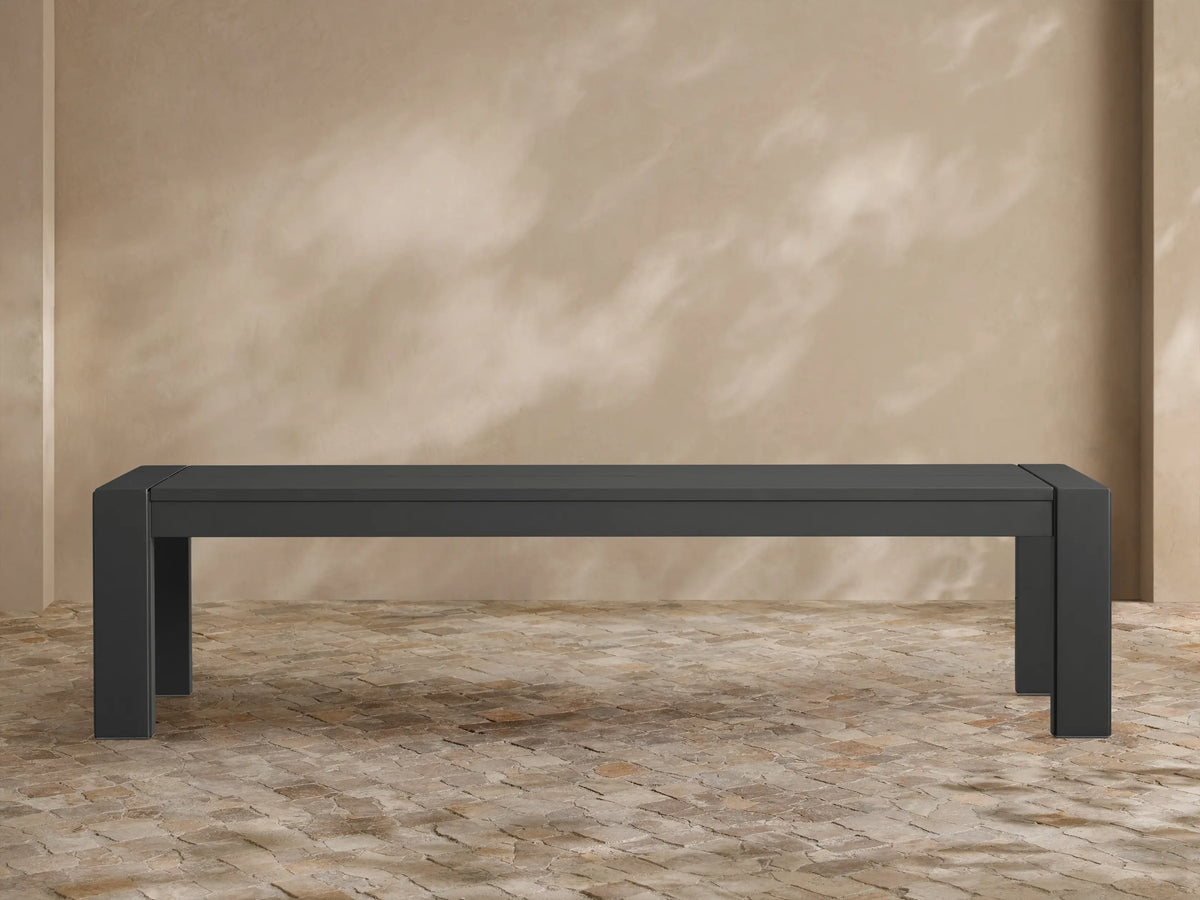 Canyon Outdoor Aluminum Dining Bench
