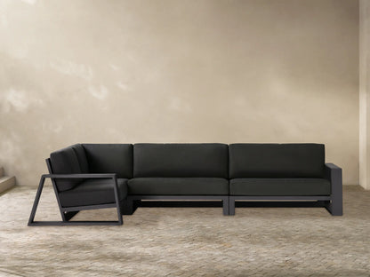 Canyon Outdoor Aluminum Three-Piece Sectional