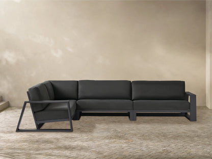 Canyon Outdoor Aluminum Three-Piece Sectional
