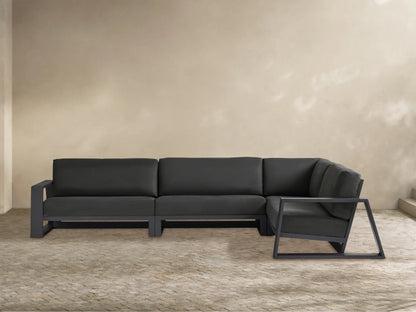Canyon Outdoor Aluminum Three-Piece Sectional
