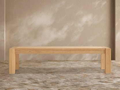 Canyon Outdoor Teak Dining Bench