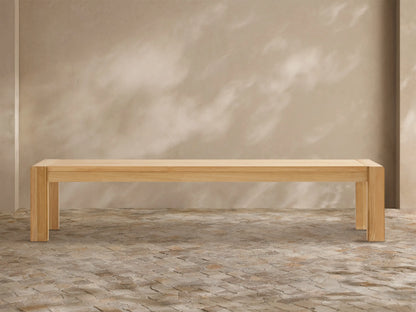 Canyon Outdoor Teak Dining Bench