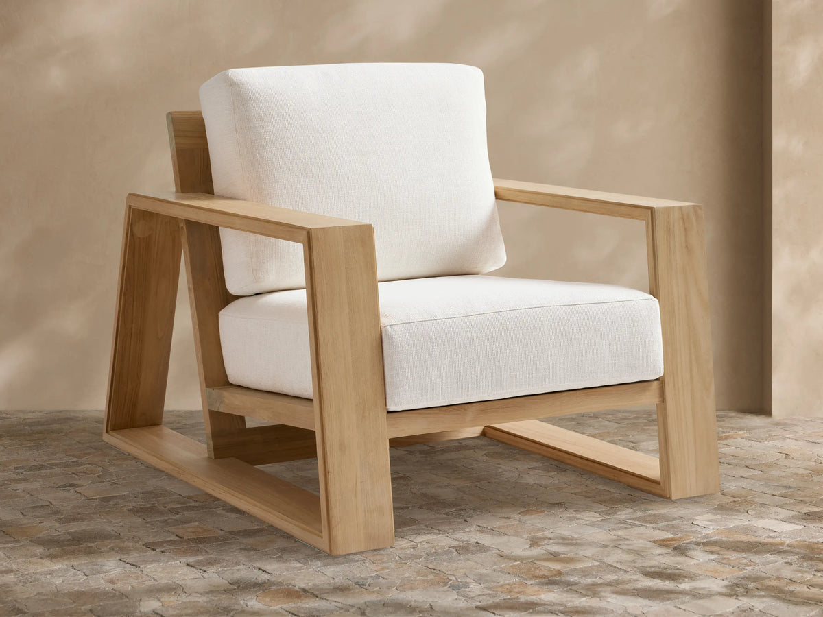 Canyon Outdoor Teak Lounge Chair