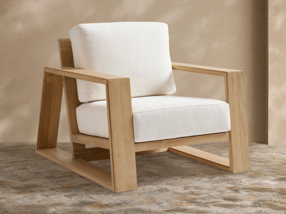 Canyon Outdoor Teak Lounge Chair